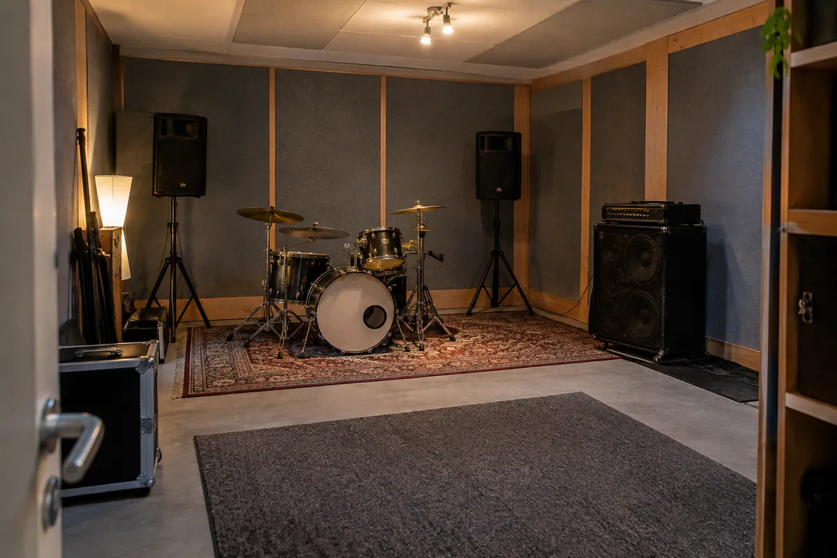 Brückenbeat, rehearsal room in Berlin