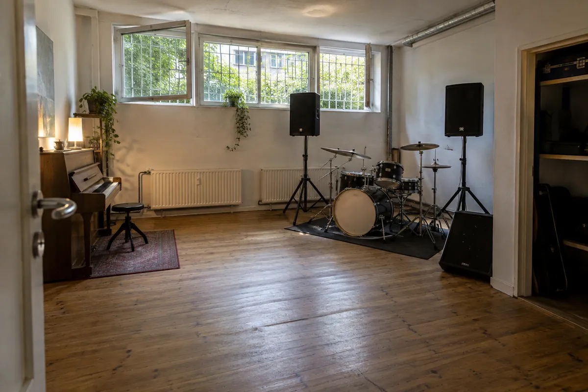 Gartenpegel, rehearsal room in Berlin