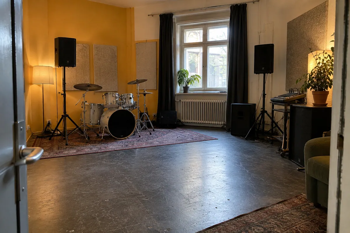 Nordresonanz, rehearsal room in Berlin