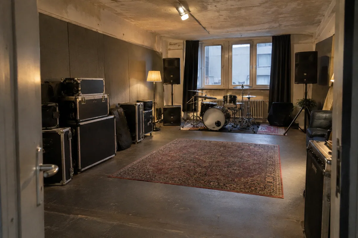 Transitspur, rehearsal room in Berlin