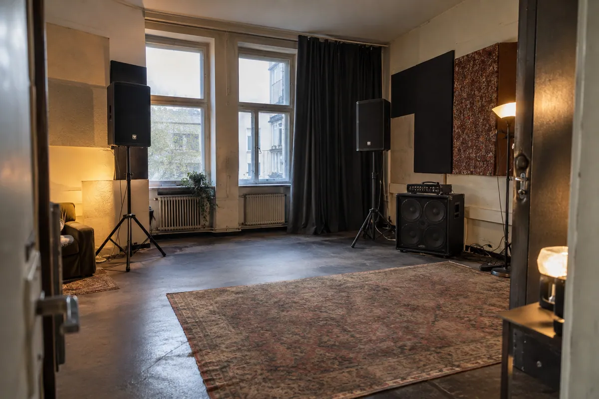 Treppenhaus Sessions, rehearsal room in Berlin